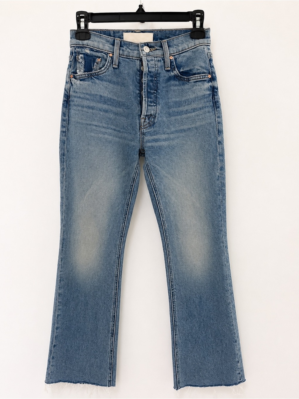 Never worn- MOTHER The Tripper Flood Fray Jeans – Left In The Dust Sz 25 - Picture 4 of 7